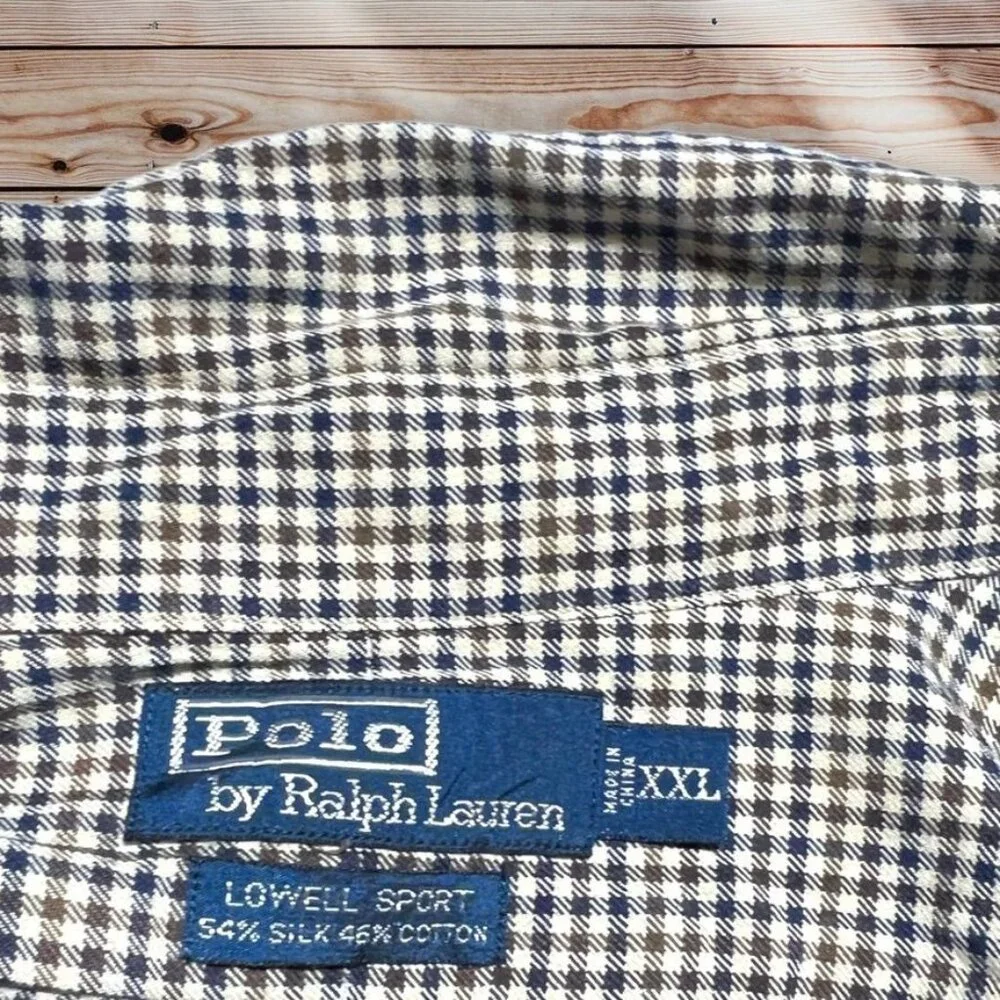 Polo By Ralph Lauren Plaid Button Down Size XXL